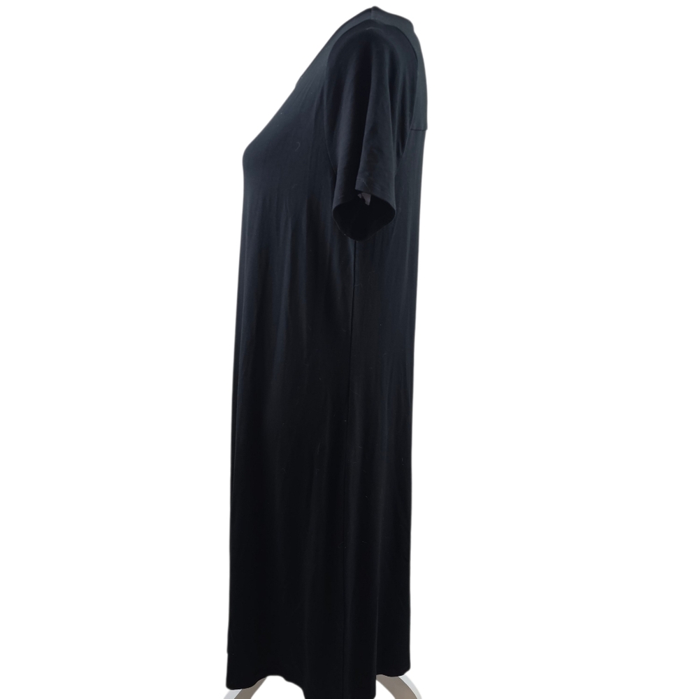 J. Jill Wherever Collection Black Tee Shirt Dress In M - Picture 4 of 8